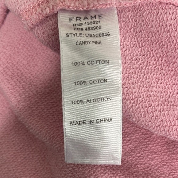 Frame Pyramid Classic Fit Pink Hoodie Men’s Sz L - Picture 6 of 7